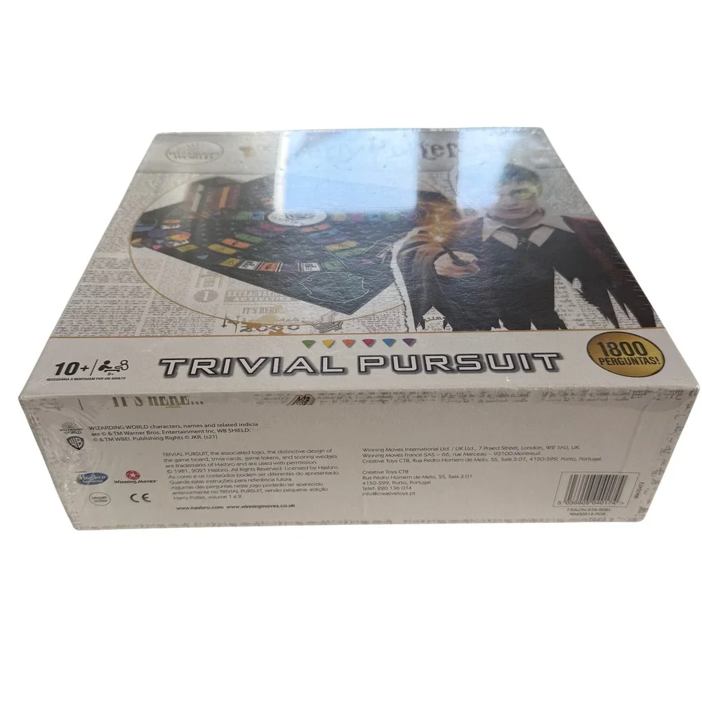 Harry Potter Trivial Pursuit‎ Portuguese Edition • 300 Cards • NEW & Sealed